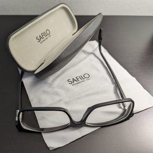 Safilo Lastra 02 eyeglass matte black frames